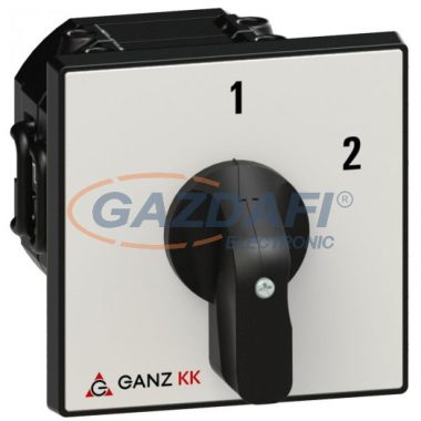 GANZ KK2-80-6003 Átkapcsoló, 1 - 2 állás 2P, 80A, IP44