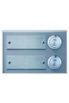 GAO 0083656302 Bell Push Button with Nameplate with 2 Steel LED Illumination