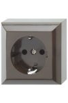 GAO 0510056777 BUSINESS LINE wall outlet 1, wall outlet, brown 16A, 250V