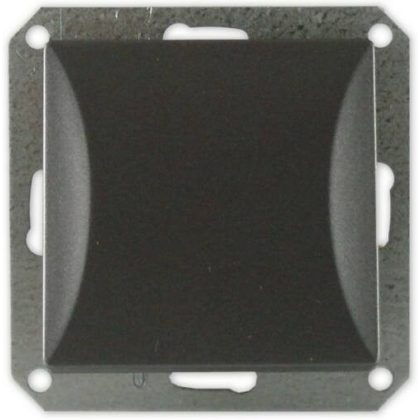 GAO 8712H OPAL flush-mounted switch without frame, graphite