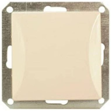 GAO 8719H OPAL flush-mounted single-pole switch without frame, beige