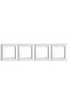 GAO 8732H OPAL recessed frame, 4, white