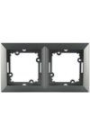 GAO 8752H OPAL recessed frame, No. 2, graphite