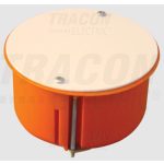   TRACON GD8021 Plasterboard box, plain, with lid, orange 80 × 45mm, IP44, 50 pcs / pack