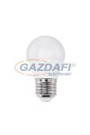 GLOBO 10562DC Fényforrás LED, Műanyag opál. fényerő-szabályozható. Ø:45, H:78, inkl. 1xE27 ILLU 5W 230V, 400lm, 4000K