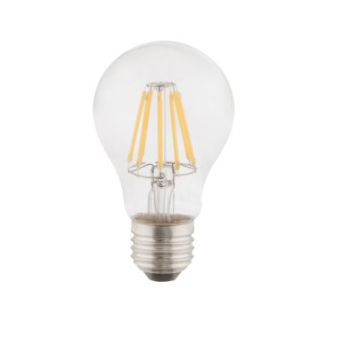 GLOBO 10582K LED Fényforrás, átlátszó üveg búra, filament szál. Ø:60, H:106, inkl. 1xE27 LED 6W 230V, 806lm, 2700K