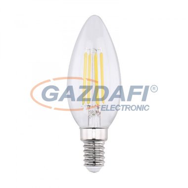 GLOBO 10583K LED Fényforrás, átlátszó üveg búra, filament szál. Ø:35, H:98, inkl. 1xE14 LED 4W 230V, 400lm, 3000K