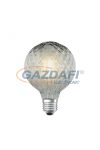 GLOBO 11463 LED Fényforrás dekoratív füstszínű üveg búrával. fényerő-szabályozható. Ø:95, H:135, inkl. 1xE27 LED 4W 230V, 380lm, 2700K