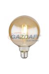 GLOBO 11527A LED Fényforrás LED Fényforrás borostyán színű üveg búrával, Globe kivitelben. Ø:125, H:175, inkl. 1xE27 LED 7W 230V, 700lm, 2700K