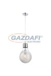 GLOBO 15039 Felix Függeszték , LED 8W , E27 ,2700 K, 776 Lm , króm, alumínium háló, üveg