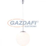   GLOBO 1583 BALLA Függeszték , 60W , E27 , 230V , nikkel matt/ opál üveg