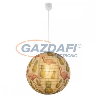 GLOBO 16921 FLAMANT & LICORNE Függeszték , 60W , E27 , papír, műanyag