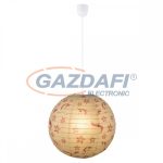   GLOBO 16922 FLAMANT & LICORNE Függeszték , 60W , E27 , papír, műanyag