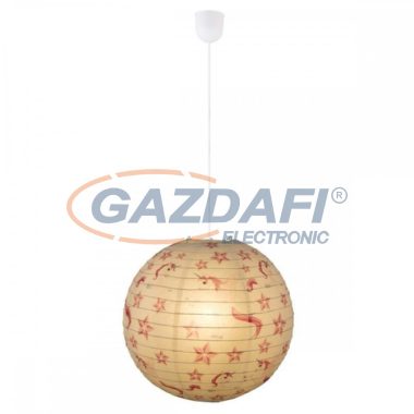 GLOBO 16922 FLAMANT & LICORNE Függeszték , 60W , E27 , papír, műanyag