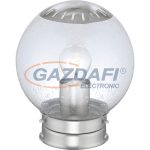   GLOBO 3180ST Bowle II kültéri falikar , 60W , E27 , rozsdamentes acél, üveg