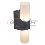   GLOBO 32009-2 LYANNA kültéri fali lámpa, LED 10,8W, 3000 K, 850 Lm, alumínium öntvény, műanyag opál