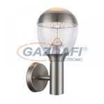   GLOBO 34250 Callisto kültéri falilámpa, LED 11W, 3000 K, 750 Lm, rozsdamentes acél, műanyag