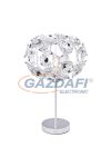 GLOBO 51500T LUGGO Asztali lámpa króm, akril . Ø250, H:420, exkl. 1xE14 40W 230V