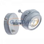   GLOBO 57301-1 MYCAH Fali lámpa, LED 5W, GU10, 3000 K, 340 Lm, fém, beton optika, ezüst, króm