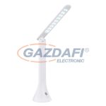   GLOBO 58379 PARLA Asztali lámpa plasztik fehér. Érintőkapcsolós, USB csatlakozás. 3 x AA 1, 5V, LxBxH:200x75x410, inkl. 1xLED 3,6W 0V, 90lm, 6000K