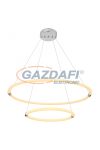 GLOBO 65001H1 EPI Függeszték króm fém váz akril opál búrával . , LxBxH:740x440x1200, inkl. 1xLED 43W 230V, 3010lm 3000K