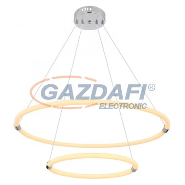 GLOBO 65001H1 EPI Függeszték króm fém váz akril opál búrával . , LxBxH:740x440x1200, inkl. 1xLED 43W 230V, 3010lm 3000K