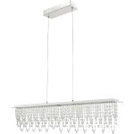   GLOBO 68405-24H Beltéri lámpa, LED, 24W, 3000-6000 K, 20-1700 Lm, 900x110x1500mm, króm, üveg, K5 kristályok