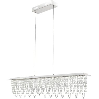 GLOBO 68405-24H Beltéri lámpa, LED, 24W, 3000-6000 K, 20-1700 Lm, 900x110x1500mm, króm, üveg, K5 kristályok