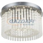   GLOBO 68568-18 Mennyezeti króm, akril, üveg, LED 18W 230V, 1630lm, 4000K, Ø370x230mm