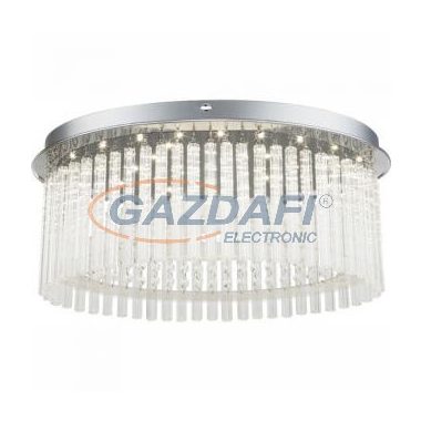 GLOBO 68569-21 Mennyezeti króm, üveg, LED 21W 67 2V, 1680lm, 4000K, 500x300x230mm