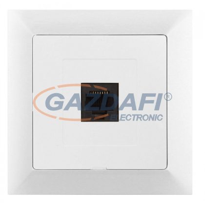   GREENLUX GXKP049 Kommunikációs csatlakozóaljzat 8pin Cat6 PREMIUM fehér