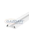GREENLUX GXLP053 Alumínium profil (U) max. 12mm széles LED szalagokhoz, felületre telepítéshez lakkozott fehér
