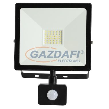 GREENLUX GXLR020 TOMI SMD 30W LED fényvető mozgásérzékelővel 2700lm 6000K 220-240V A++ -> A fekete  IP44