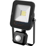   GREENLUX GXLR050 ALFA PIR SMD 10W LED reflektor mozgásérzékelővel 1000lm 6000K 220-240V A++ -> A fekete  IP44