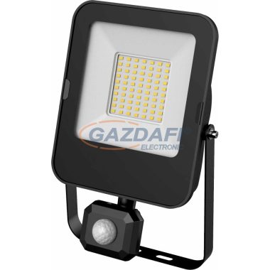 GREENLUX GXLR056 ALFA PIR SMD 50W LED reflektor mozgásérzékelővel 5000lm 6000K 220-240V A++ -> A fekete  IP44