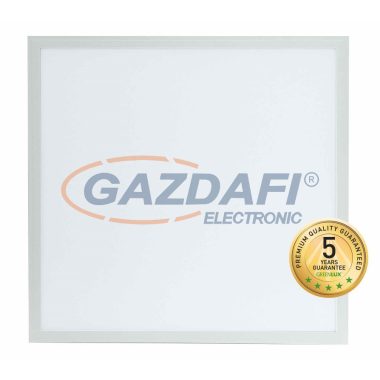 GREENLUX GXLS176 VIRGO 5 40W fehér LED panel, süllyesztett, szögletes 4000lm 4000K 220-240V A++ -> A  595x595mm IP20