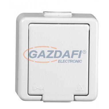 GREENLUX GXNP007 Csatlakozóaljzat csapófedéllel JANTAR 250V 16A 2P+PE