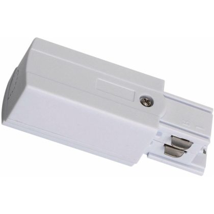   GREENLUX GXTR014 TRACK POWER CONNECTOR P-R 4W WHITE Sín tápcsatlakozó