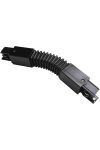 GREENLUX GXTR024 TRACK FLEXI CONNECTOR 4W BLACK szalag csatlakozó