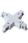 GREENLUX GXTR044 TRACK X CONNECTOR 4W WHITE szalag csatlakozó