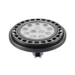   GTV LD-ES11100-30 LED izzó 12W, ES111, 3000K 12xPOWER LED, GU10,sugárzási szög 45°, 230V, 950 lm, átlátszó üveg, magassága 75mm