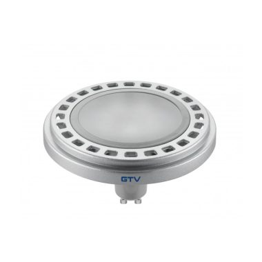 GTV LD-ES11175-30 LED izzó 12W, ES111, 4000K 12xPOWER LED, SZÜRKE, GU10,sugárzási szög 120°, 230V, 850 lm, tejes pohár, magasság 65mm