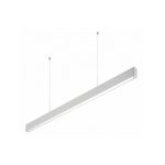   GTV LD-LIV40WNB-10 LED függesztett lámpa LIVIA, 40W, 3600lm, AC220-240V, 50/60Hz, 100°, RA>80, IP20, AL/PC, 4000K, 120m cm, fehér