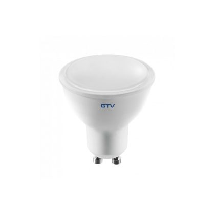   GTV LD-SPNGU10-7W LED izzó DIMMELHETŐ 7W, GU10, 4000K, AC220-240V/50-60Hz,  RA>80, 560lm, 120°, PF>0,5, 61mA