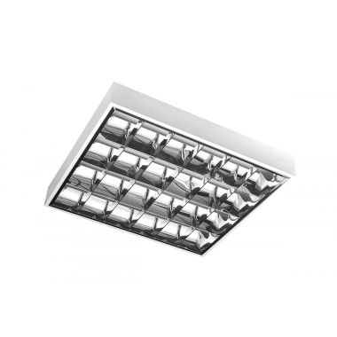 GTV GT-LE060JN-01 G-TECH Falon kívüli tükrös LED armatúra, LED fénycsőhöz, 4x60 cm, T8, G13, IP20