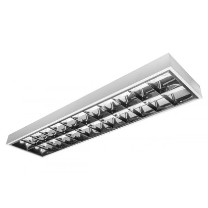   GTV OS-LE150NJ-01 G-TECH Falon kívüli tükrös LED armatúra, LED fénycsőhöz, 2x150 cm, T8, G13, IP20