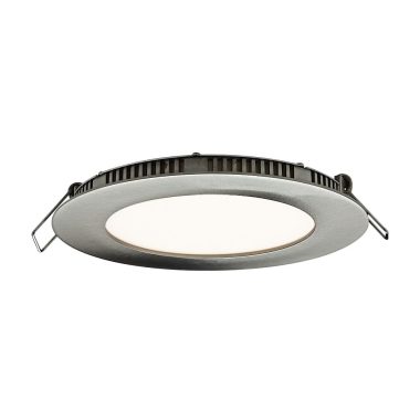 GREENLUX GXDW075 "Vega" LED mennyezeti lámpa,6W, 420lm, 2800K, 230V, IP20, ?120mm, matt króm