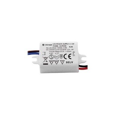 GREENLUX GXLD001 elektronikus előtét LED szalaghoz, LED 1x3W