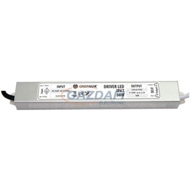 GREENLUX GXLD008 LED tápegység IP67 30W