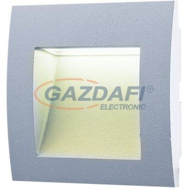 GREENLUX GXLL015 WALL 30 LED lépcsővilágító lámpatest, süllyesztett,3W, szürke, 4000K, IP65, A++ - A